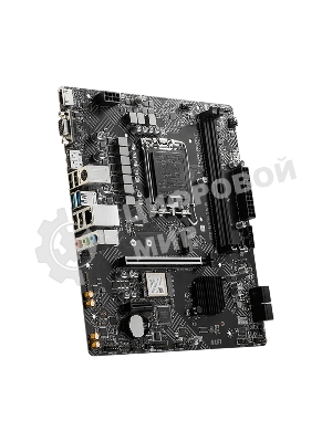 Материнская плата MSI PRO H610M-G WIFI H610, LGA1700, 2*DDR5, 1*PCIEx16, 1*PCIEx1, 1*M.2, 4*USB3.2Gen1, 6*USB2.0, 4*SATA3.0, 1G, VGA, DP, HDMI, M-ATX, RTL