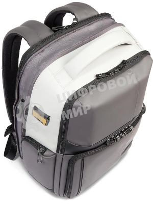 Рюкзак мужской Piquadro Wollem Rubber CA6239W129W/GRN серый/черный полиуретан