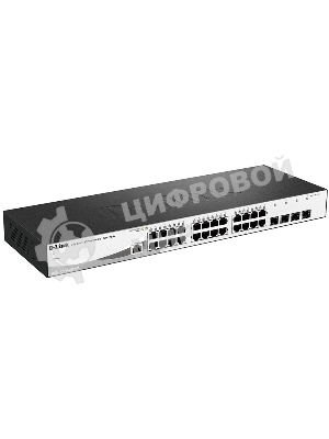 Коммутатор D-Link DGS-1210-28/ME/A2B, 24×1 Гбит/с + 4×1 Гбит/с SFP, управляемый