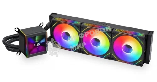 СВО для процессора LIAN LI Galahad II LCD SL-INF G89.GA2ALCD36INB.00 черный 120мм алюминий+медь 1200rpm 29db 4-pin