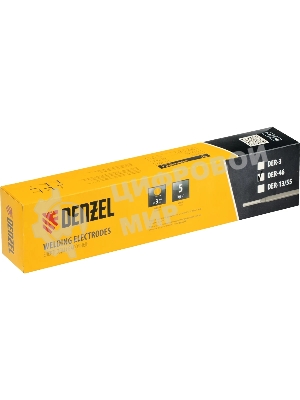 Электроды Denzel DER-46, диам. 3 мм, 5 кг, рутиловое покрытие