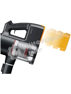 Пылесос вертикальный LG A9N-MASTERX черный, питание от аккумулятора, 160 Вт, уборка влажная/сухая, пылесборник 0.44 л, работа от АКБ max 50 мин