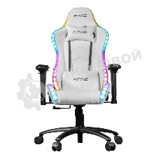 Кресло KFA2 Gaming Chair 01 RGB SE белый, экокожа, RGB-подсветка, подголовник