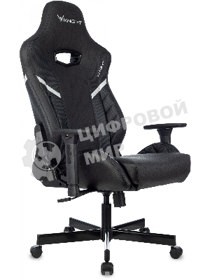 Кресло Knight Thunder 5X черный, экокожа, 120 кг, механизм качания