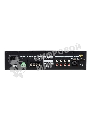 Микшер-усилитель Intrend ITMXAMP-60MT MP3, FM тюнер, USB, Bluetooth, 2хMic/3хLine входы, 1хLine выход,60 Вт, 4/8Ом/100V, IR-пульт в комплекте