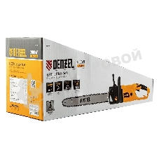 Пила цепная электрическая Denzel EDS-2000, 2кВт, продольная, шина 40 см, шаг 3/8, паз 1,3мм, 56зв