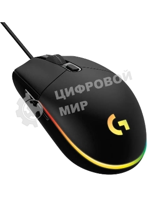 Мышь проводная Logitech G102 LIGHTSYNC черный, 8000 dpi, USB, кнопки - 6