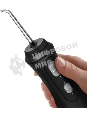 Ирригатор Waterpik WP-492 EU черный, от аккумулятора, 210 мл, 2 режима