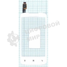 Сенсорное стекло (тачскрин) для Lenovo A376, белое