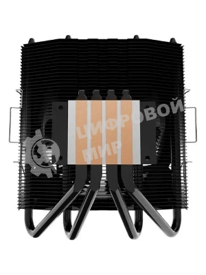 Кулер для процессора Alseye H120TD черный, 120 мм, алюминий/медь, 2000 об/мин, 35.5 дБ, 4 pin, 125 Вт, 95 мм