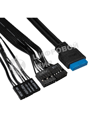 Компьютерный корпус Miditower ExeGate XP-333U-UNS350 (ATX, БП UNS350 с вент. 12см, 1хUSB/2хUSB 3.0, аудио, черный)