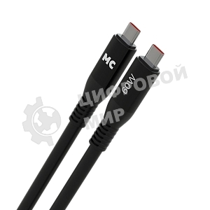 Дата-кабель MORE CHOICE (4620202554529) K83aa USB 3.0A PD 60W для Type-C Type-C - 1 м, черный