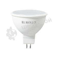 Лампа светодиодная EUROLUX LL-E-MR16-7W-230-4K-GU5.3 рефлектор