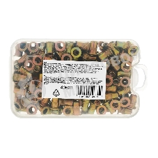 Заклепки резьбовые Denzel стальные, оцинкованные, М4, пластиковый кейс, 140 шт.