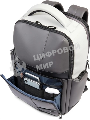 Рюкзак мужской Piquadro Wollem Rubber CA6239W129W/GRN серый/черный полиуретан