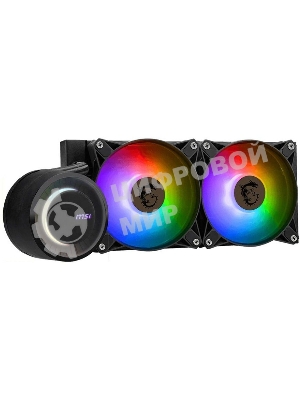 Система жидкостного охлаждения MSI MAG CORELIQUID E240 2x ARGB Fan LGA 1200/1700 AM5/AM4 (306-7ZW5E17-C24)