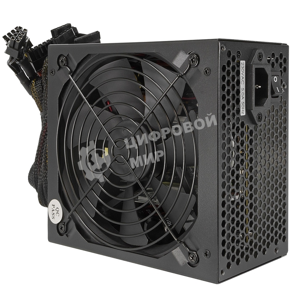 Блок питания CROWN CM-PS450W PRO, 450Вт, 80 PLUS Silver, 120мм, черный