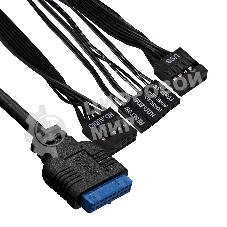 Компьютерный корпус Desktop ExeGate EX291267RUS MI-301U (mATX/mini-ITX, без БП, 1*USB+1*USB 3.0, аудио, черный)