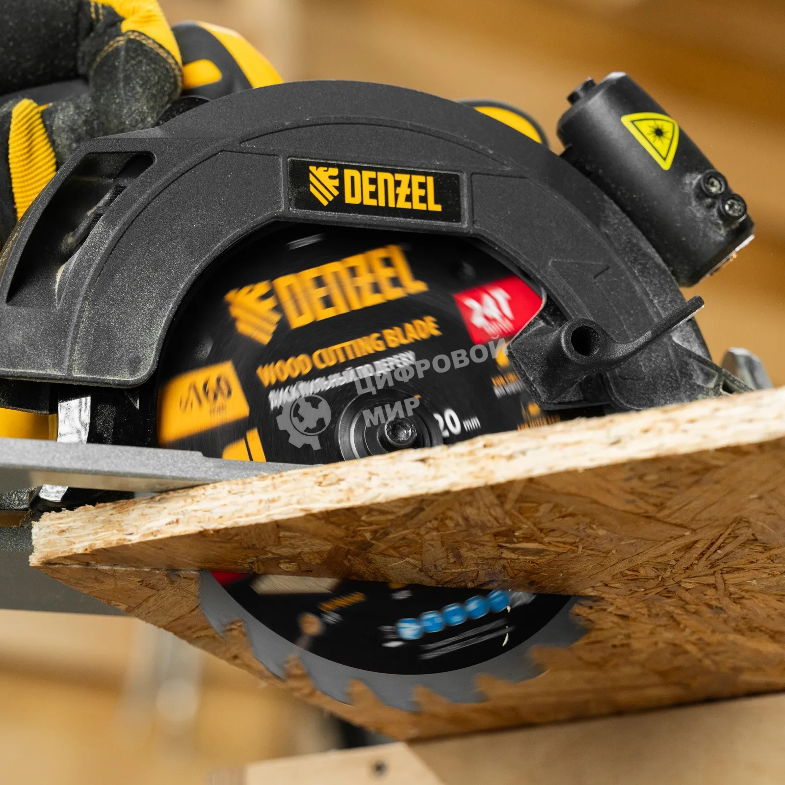 Пильный диск по дереву Denzel ф160 х 20 мм, 24 зубьев 733047