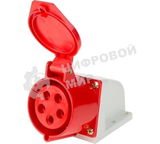 Розетка Rexant 125 стационарная 3Р+РЕ+N 32А 380В IP44