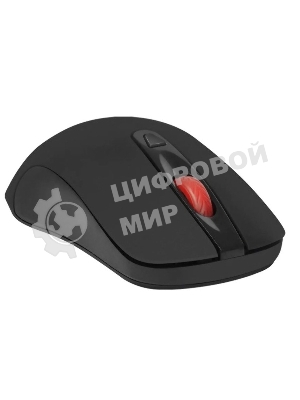 Мышь беспроводная Defender Nexus MS-195 черный, 1600 dpi, радиоканал, USB, кнопки - 4