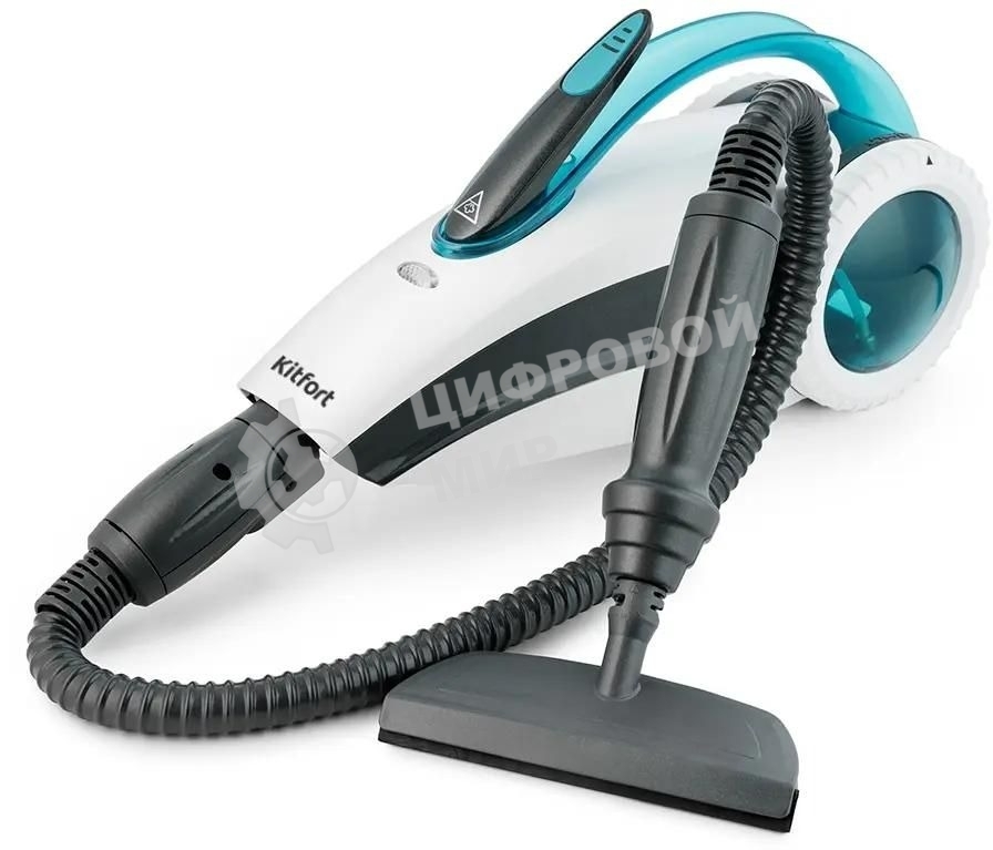 Швабра паровая Kitfort КТ-1003 1500Вт голубой