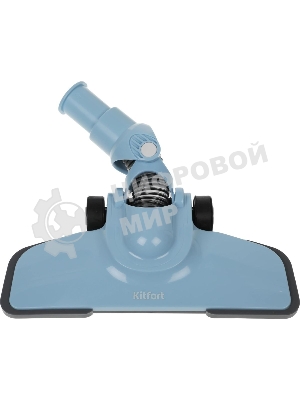 Пылесос вертикальный Kitfort KT-586-2 голубой, питание от сети, 400 Вт, уборка сухая, пылесборник 1,2 л