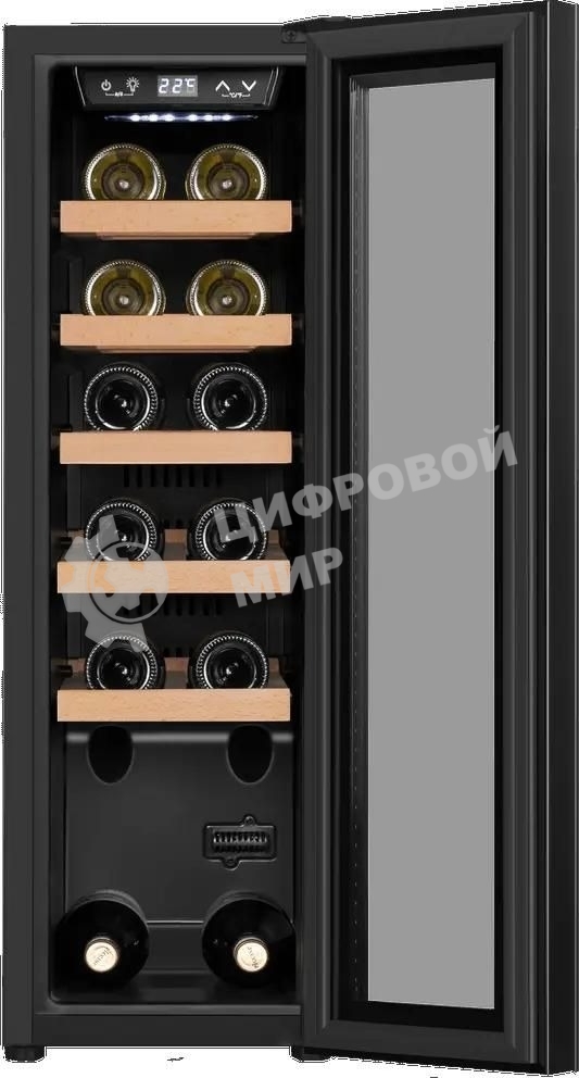 Винный шкаф Maunfeld MFWC-45S12 черный