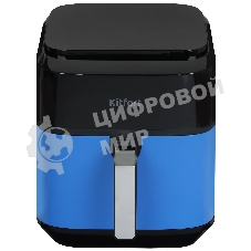 Аэрогриль Kitfort КТ-2263 синий/черный, 1800 Вт, 6.3 л, сенсор, 8 программ