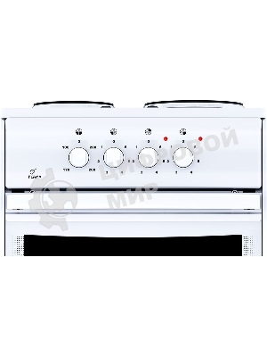 Плита электрическая Flama AE 1304 W белый, конфорок 3 шт, духовка 50 л, 50 см x 85 см x 60 см
