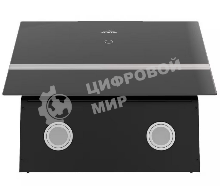 Вытяжка наклонная Elikor Rise BK 50 черный, 50 см, 750 куб. м/ч, 56 дБ