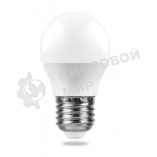Лампа светодиодная SAFFIT SBG4511 (55139) 11Вт Е27 белый матовый шар