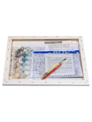 Картина по номерам БЕЛОСНЕЖКА 1100-AS Розовая пантера красит черную