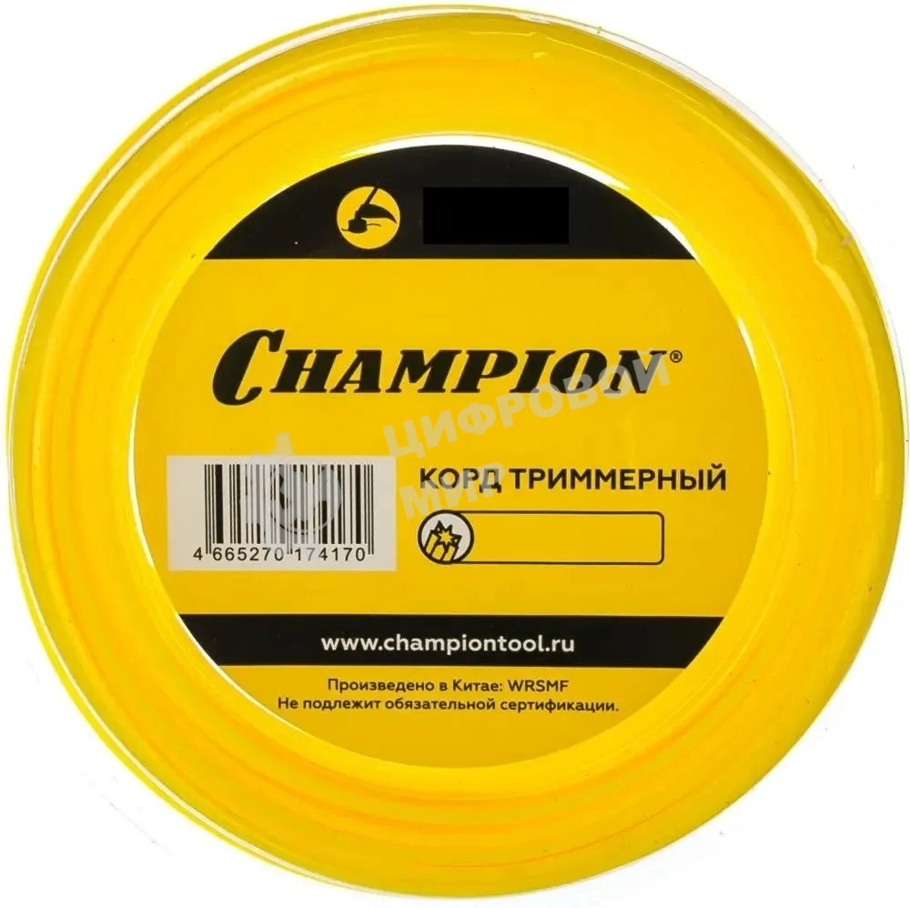Корд трим. Champion Star 2.4ммx12м (звезда), Champion, шт