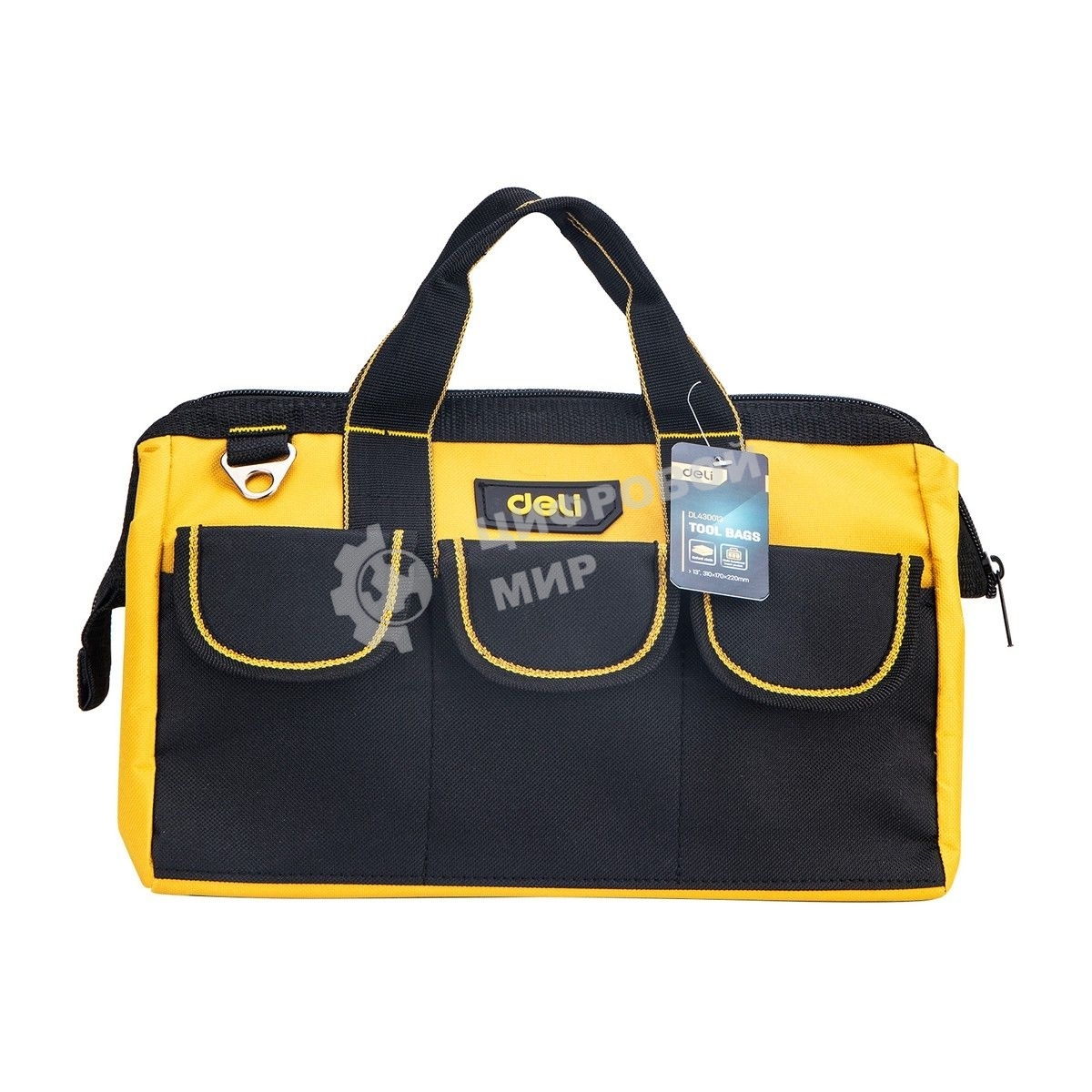 Сумка для инструментов Deli DL430013 310 x 170 x 220мм Ткань Оксфорд.