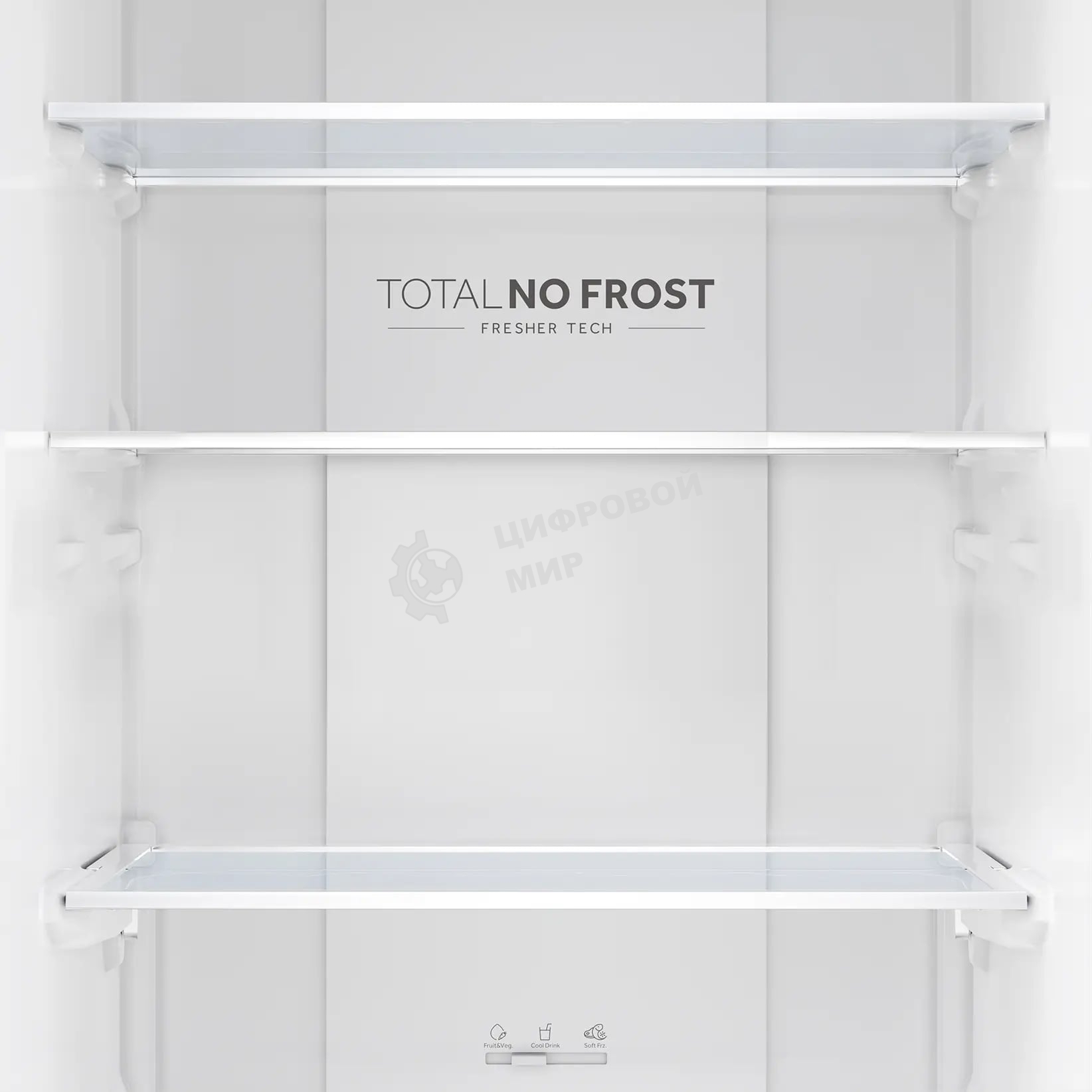 Холодильник Haier C2F620CFU1 серебристый двухкамерный 278/108л морозилка снизу, No Frost