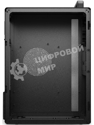 Компьютерный корпус CBR mATX Minitower V205, без БП, 1хUSB 3.0, 1хUSB 2.0, HD Audio+Mic, ручка, каркас металл 1.8мм, Black PCC-MATX-V205-WPSU