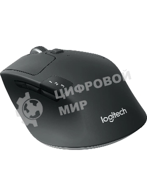 Мышь беспроводная Logitech M720 Triathlon черный, 1000 dpi, радиоканал, Bluetooth, USB, кнопки - 8
