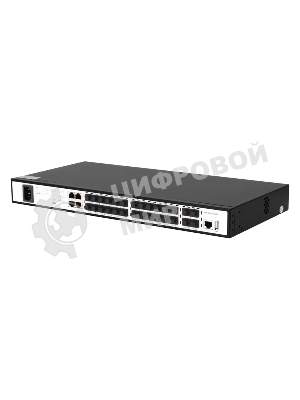Коммутатор SNR SNR-S5210G-24FX, 20×1 Гбит/с SFP + 4×1 Гбит/с Комбо (RJ45/SFP) + 4×10 Гбит/с SFP+, управляемый