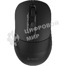 Мышь беспроводная A4Tech Fstyler FB10CS черный, 2000 dpi, радиоканал, Bluetooth, USB, кнопки - 4