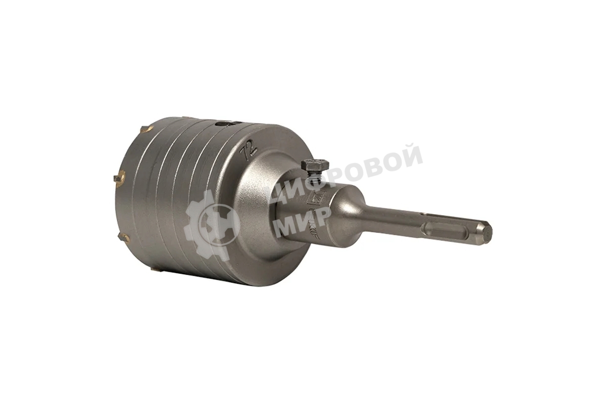 Коронка буровая по бетону с оснасткой TCT-72 М22 SDS-plus Master EKF tct-72-m22