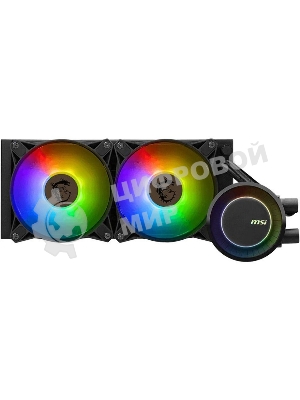Система жидкостного охлаждения MSI MAG CORELIQUID E240 2x ARGB Fan LGA 1200/1700 AM5/AM4 (306-7ZW5E17-C24)
