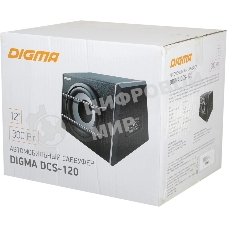Сабвуфер автомобильный Digma DCS-120 300Вт активный (30см/12