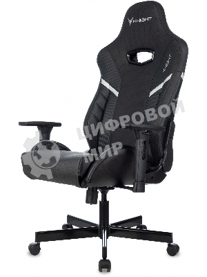 Кресло Knight Thunder 5X черный, экокожа, 120 кг, механизм качания
