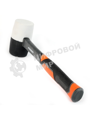 Киянка Patriot RMF-680BW черно-белая, с фиберглассовой рукояткой, 680г