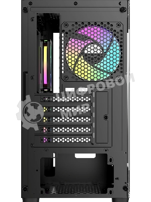 Компьютерный корпус Ocypus Gaммa C52 BK ARGB mATX/win/black/3 ARGB fans/no PSU/Tempered Glass