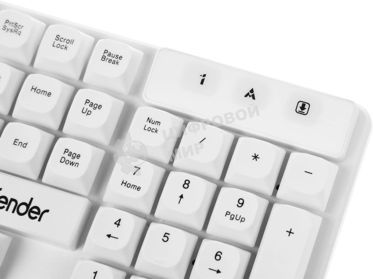 Комплект клавиатура + мышка Defender MILAN C-992 RU белый