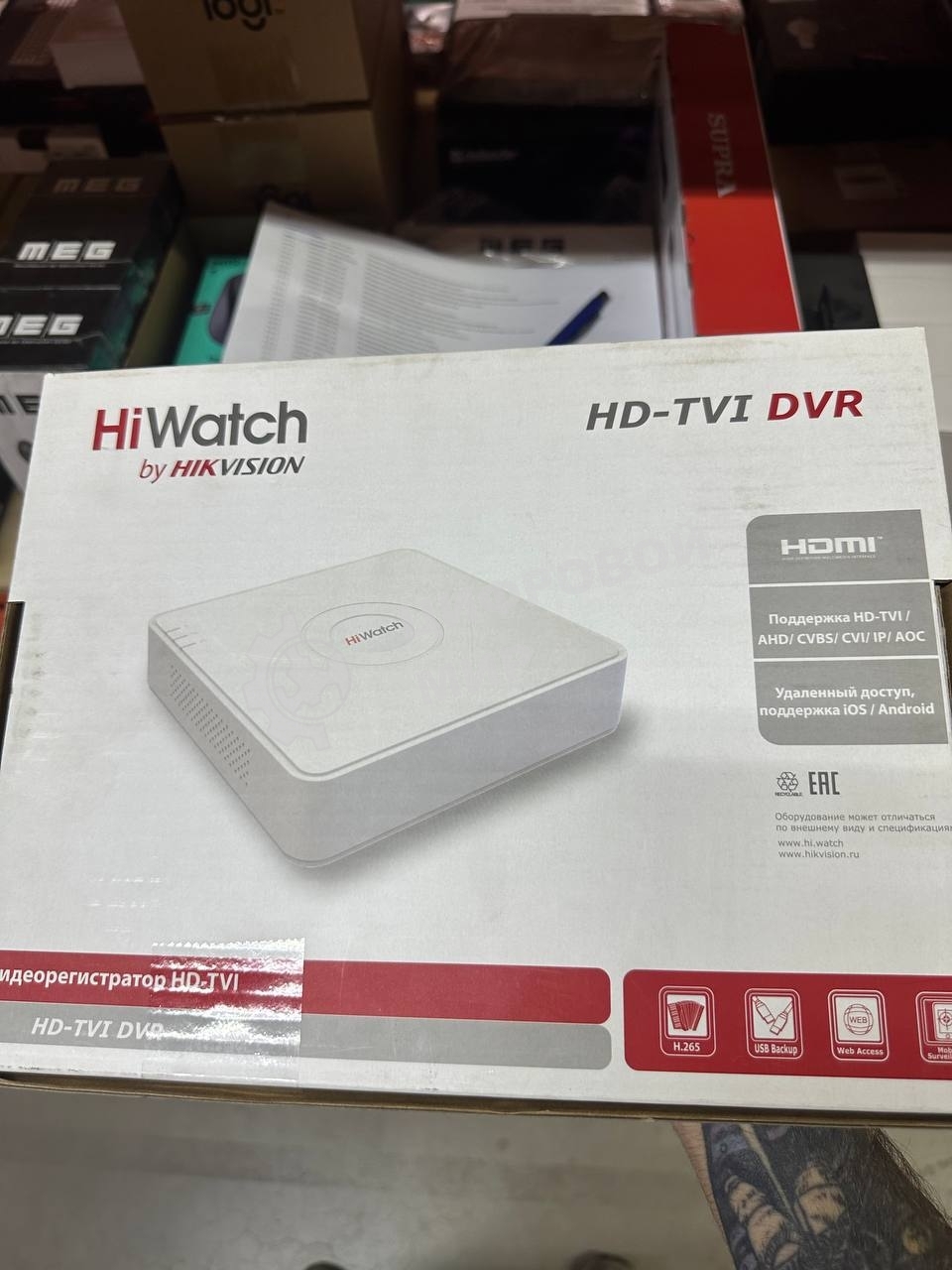 (Из ремонта) Видеорегистратор HiWatch DS-H204QA(B) [Cм.описание!]