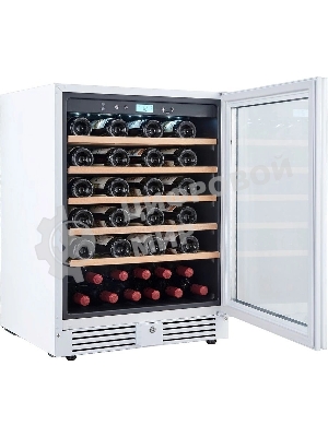 Винный шкаф встраиваемый Cellar Private CP051-1TWH белый, 136 л, 1 отсек, 51 бут.