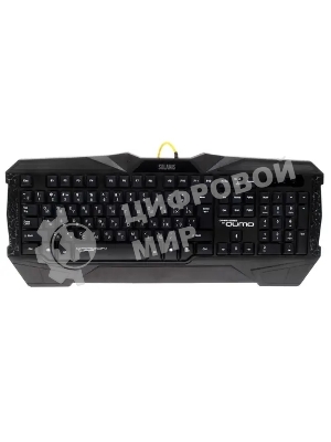 Комплект клавиатура+мышь Qumo Solaris проводной, USB, 2200 DPI, чёрный